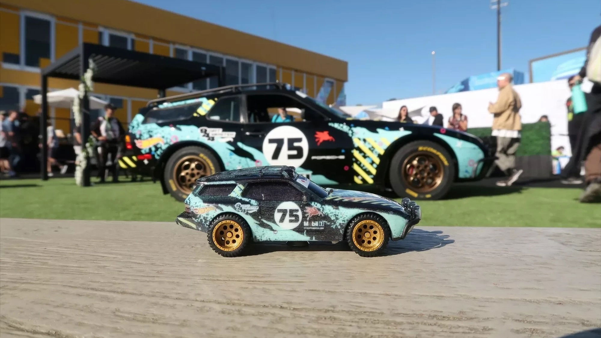 The Porsche 944 Dirtmeister and Hot Wheels equivalent